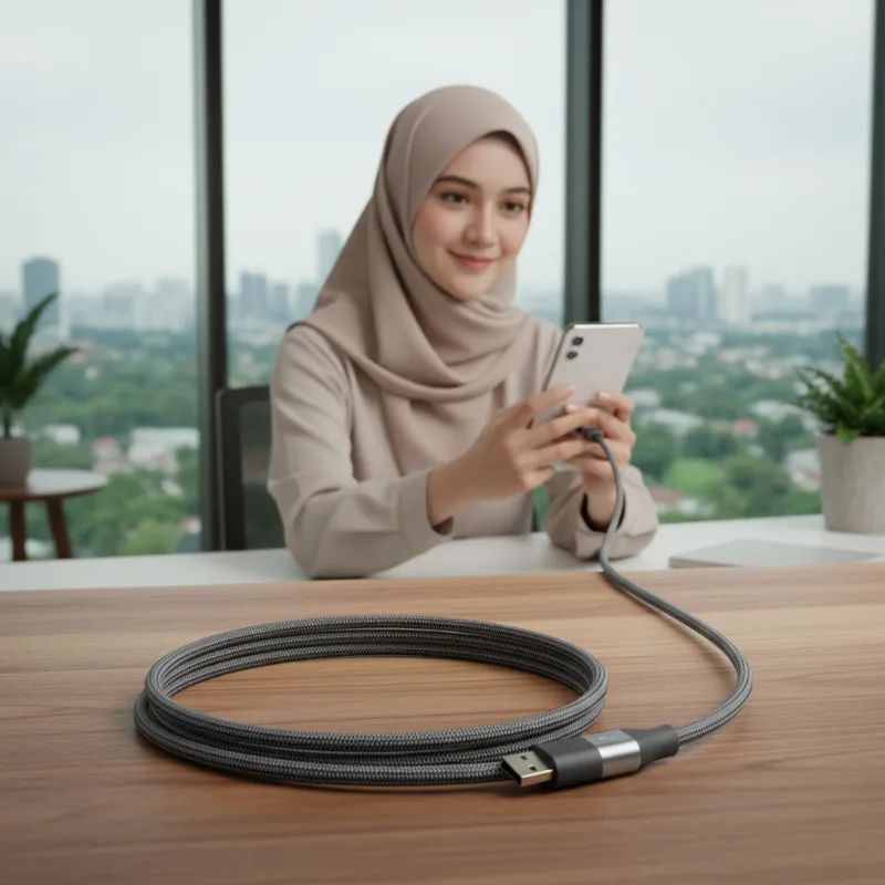 Kabel Data yang Tidak Mudah Putus di Pangkal: Material dan Konstruksi yang Perlu Dicek