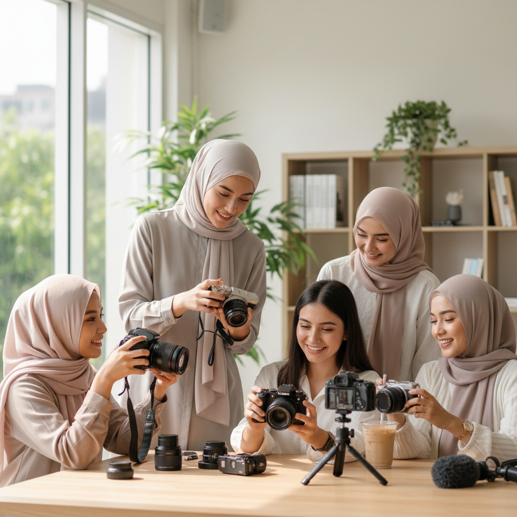 Kamera Digital untuk Konten Sosial