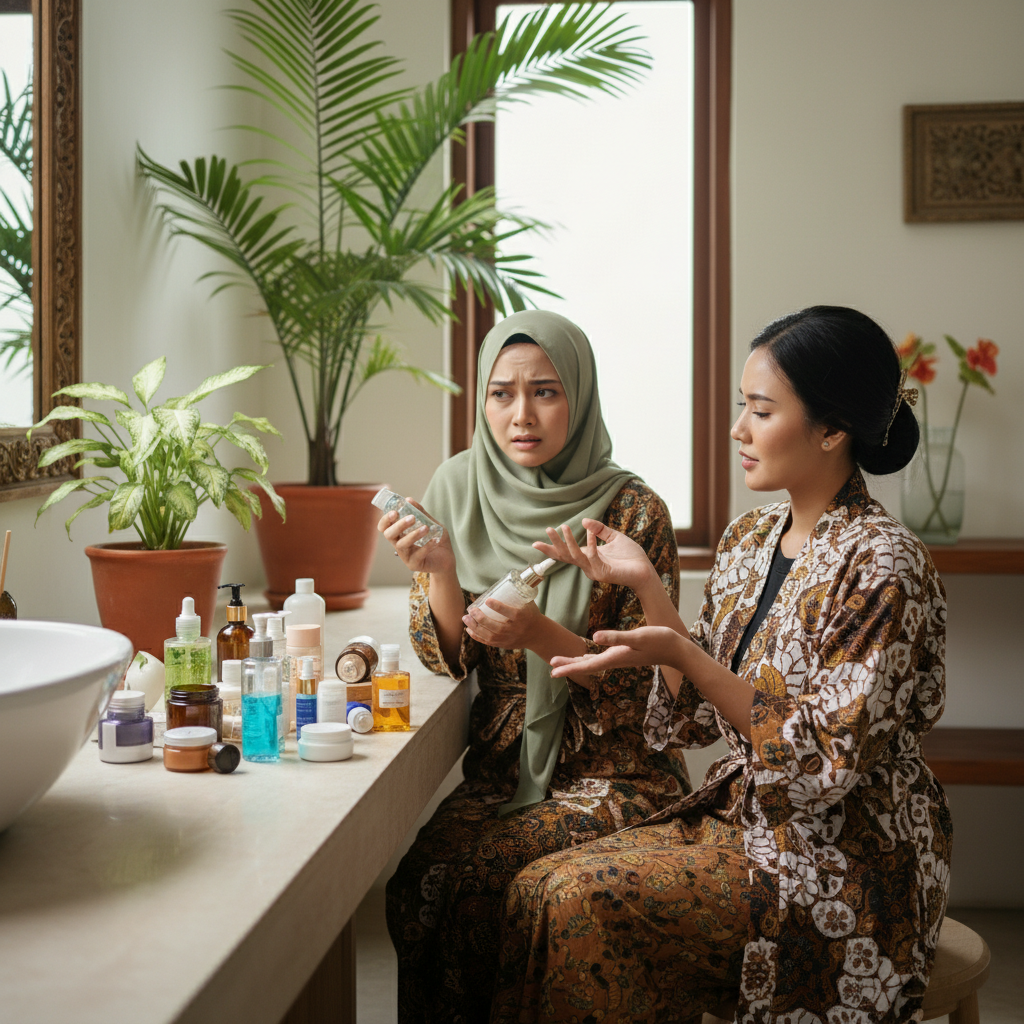 Kesalahan Menggabungkan Produk Kecantikan