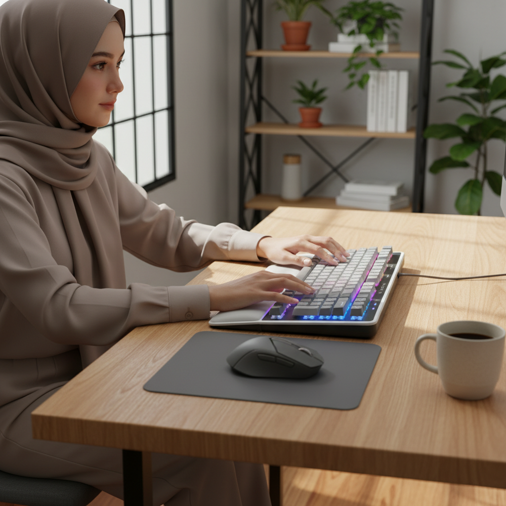 Keyboard Mekanis untuk Mengetik Cepat