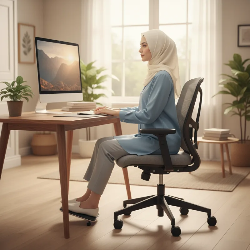 Kursi Ergonomis untuk Mengurangi Nyeri Punggung saat Bekerja di Rumah