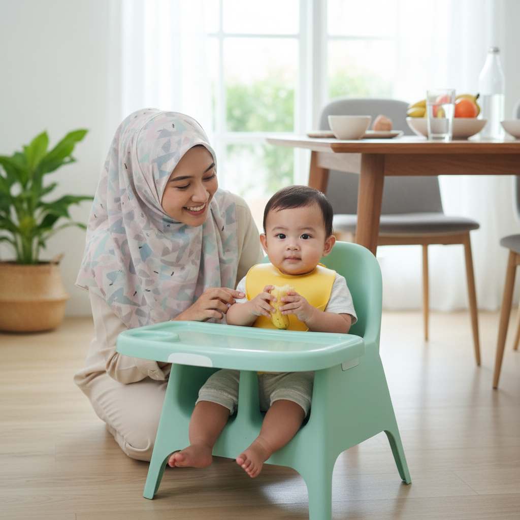 Kursi Makan Bayi Praktis Digunakan