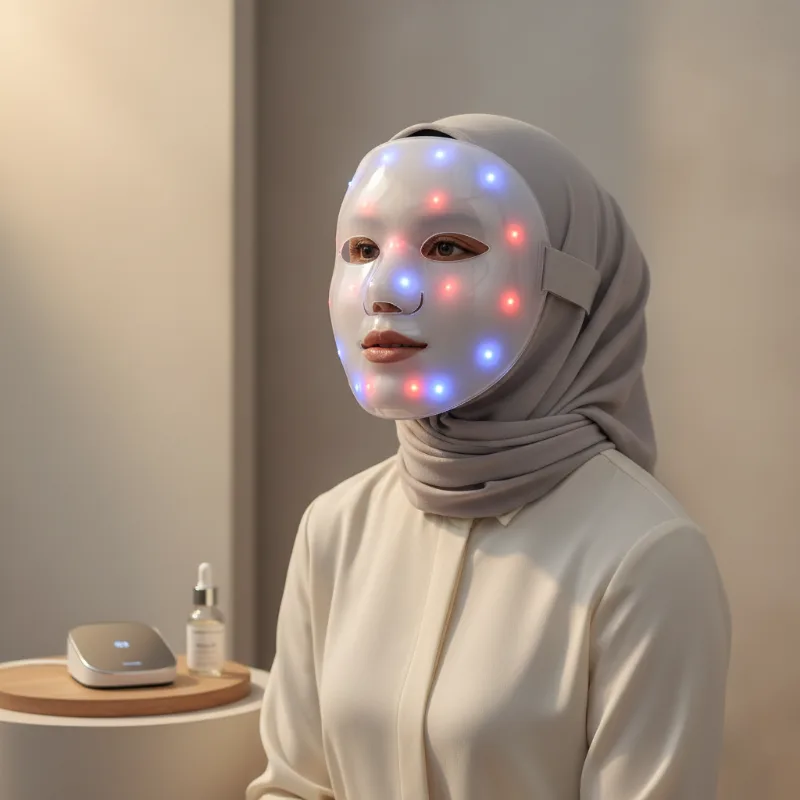 LED Face Mask untuk Perawatan Anti Penuaan di Rumah: Panjang Gelombang yang Efektif