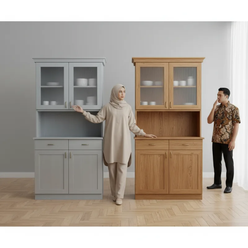 Lemari Dapur Aluminium vs Kayu: Mana yang Lebih Tahan di Dapur Lembap?