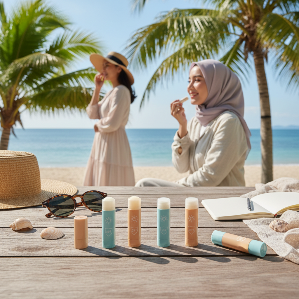 Lip Balm SPF atau Tanpa SPF untuk Aktivitas di Luar Ruangan