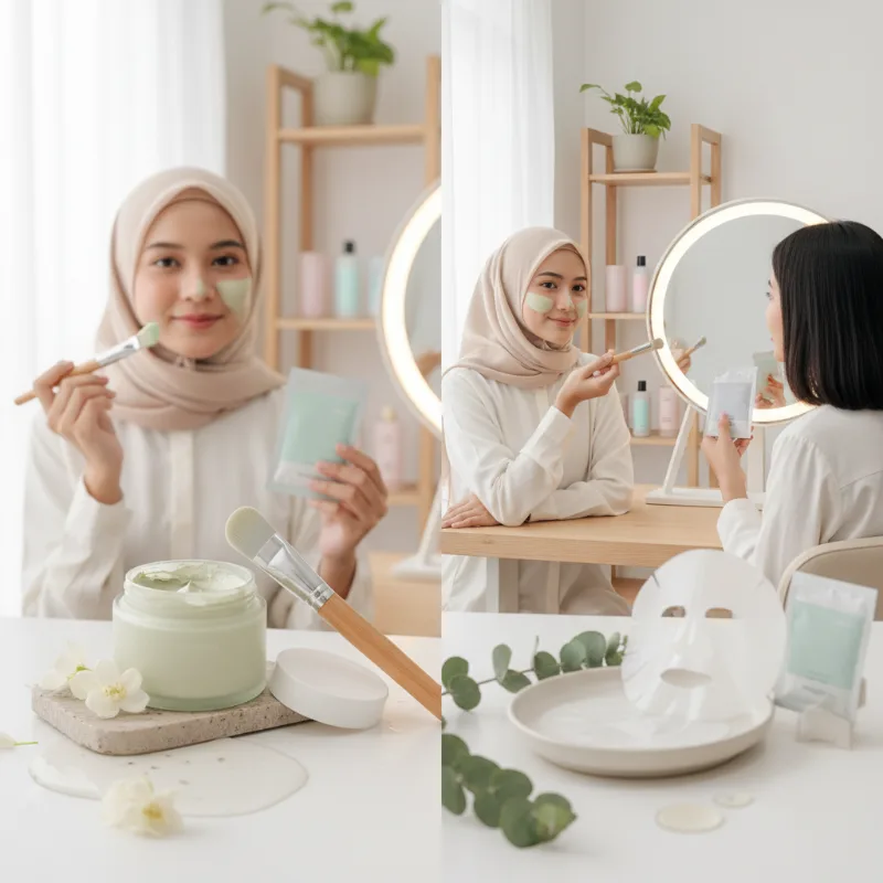 Masker Tanah Liat vs Masker Lembar: Mana yang Lebih Efektif Mengecilkan Pori?