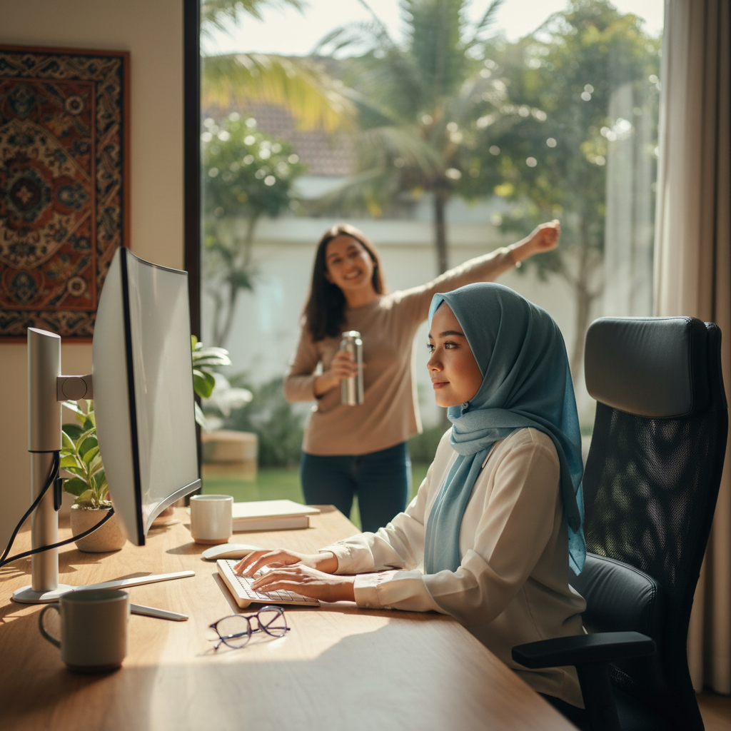 Monitor Nyaman untuk Kerja Lama