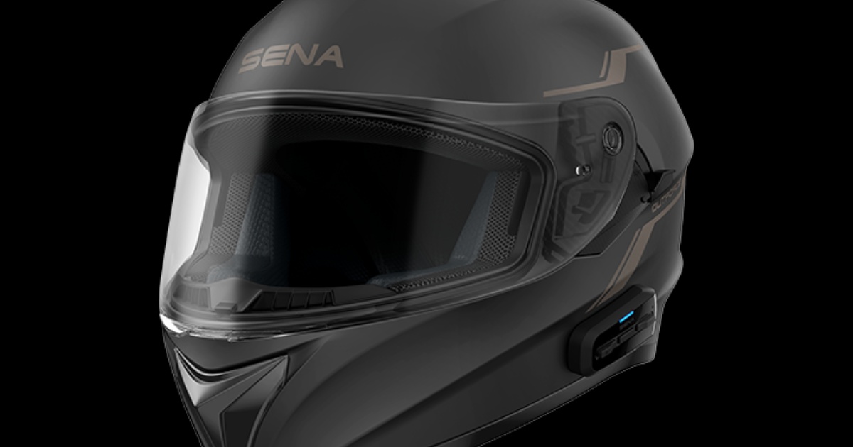 Sena Helmet Outforce BLK: Helm Bluetooth Modern untuk Berkendara
