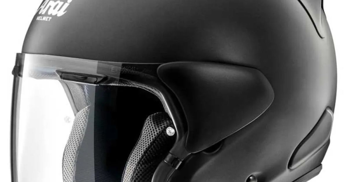 Arai SZ-R VAS Bluetooth Helmet: Open-Face Premium