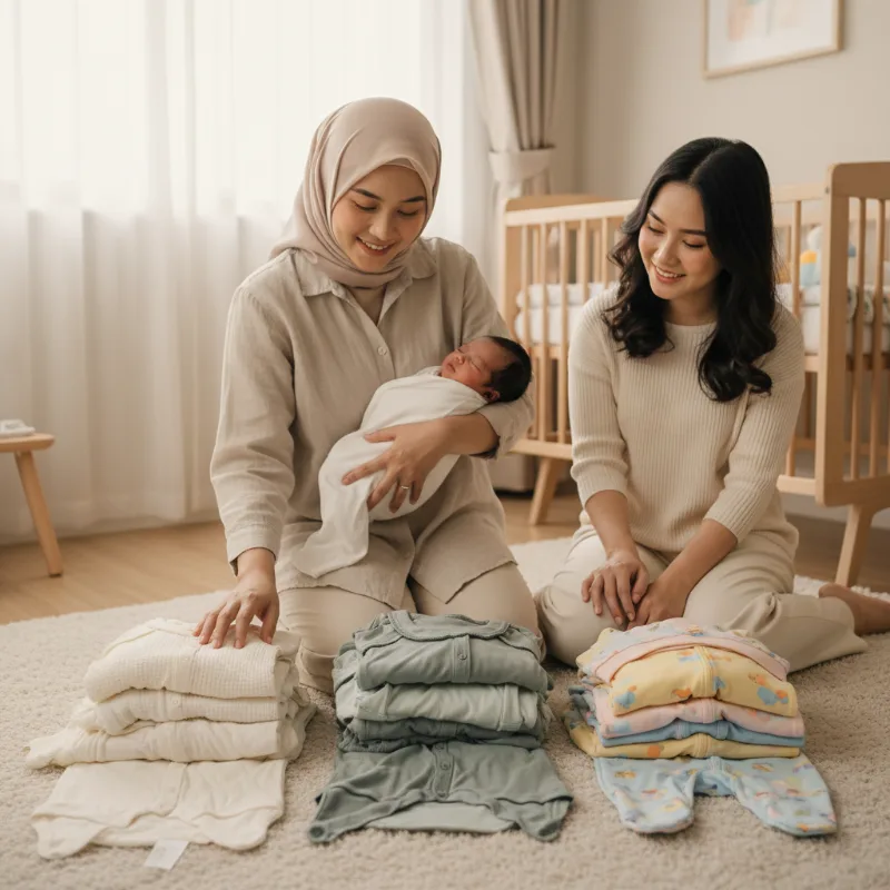 Pakaian Bayi Baru Lahir Berdasarkan Jenis Bahan yang Paling Nyaman