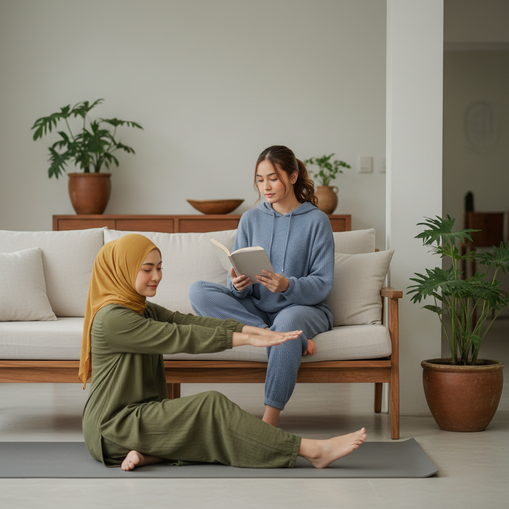 Pakaian Santai Nyaman di Rumah