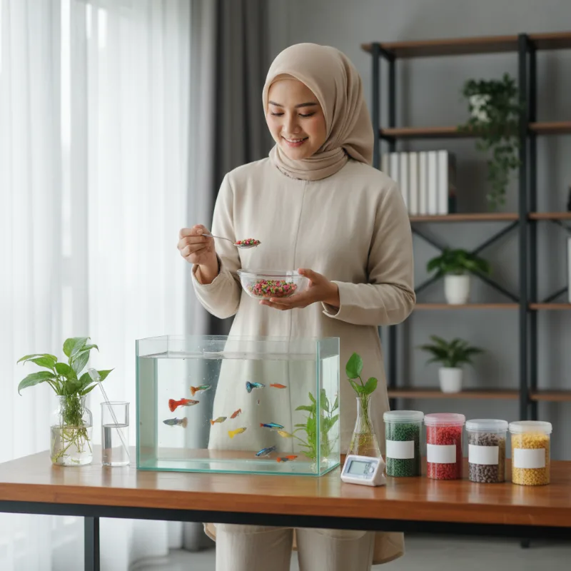 Pakan Ikan Hias agar Warna Sisik Tetap Cerah dan Tidak Pudar