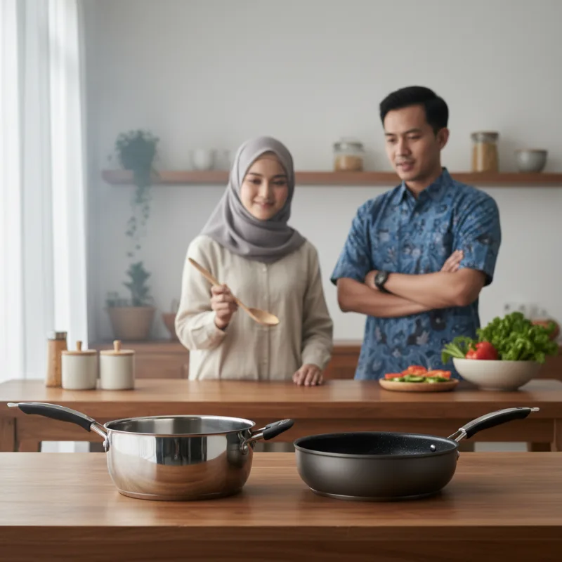 Panci Stainless Steel vs Aluminium: Mana yang Lebih Aman untuk Memasak Asam?