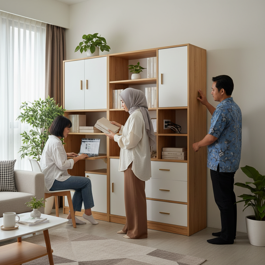 Panduan Memilih Almari Serbaguna untuk Ruang Tamu dan Ruang Kerja