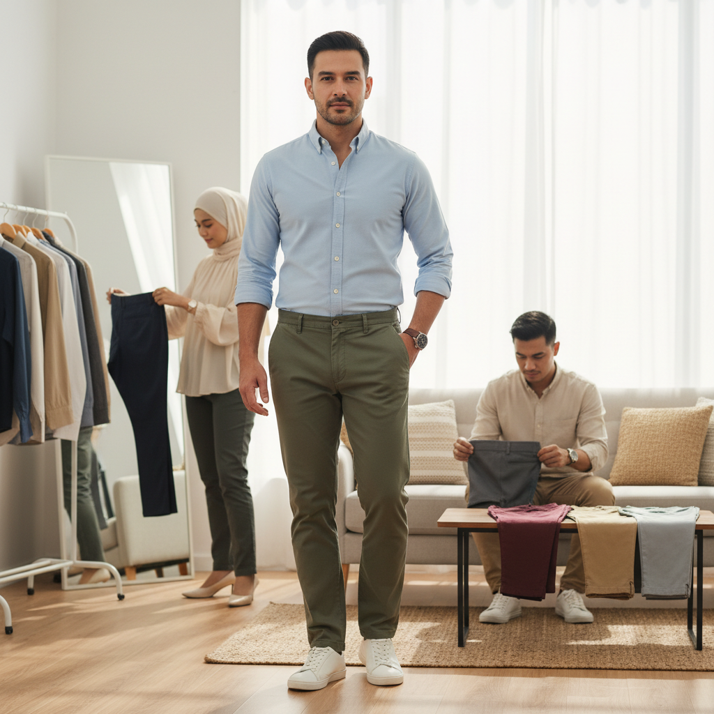 Panduan Memilih Celana Chino Pria yang Cocok untuk Semua Acara