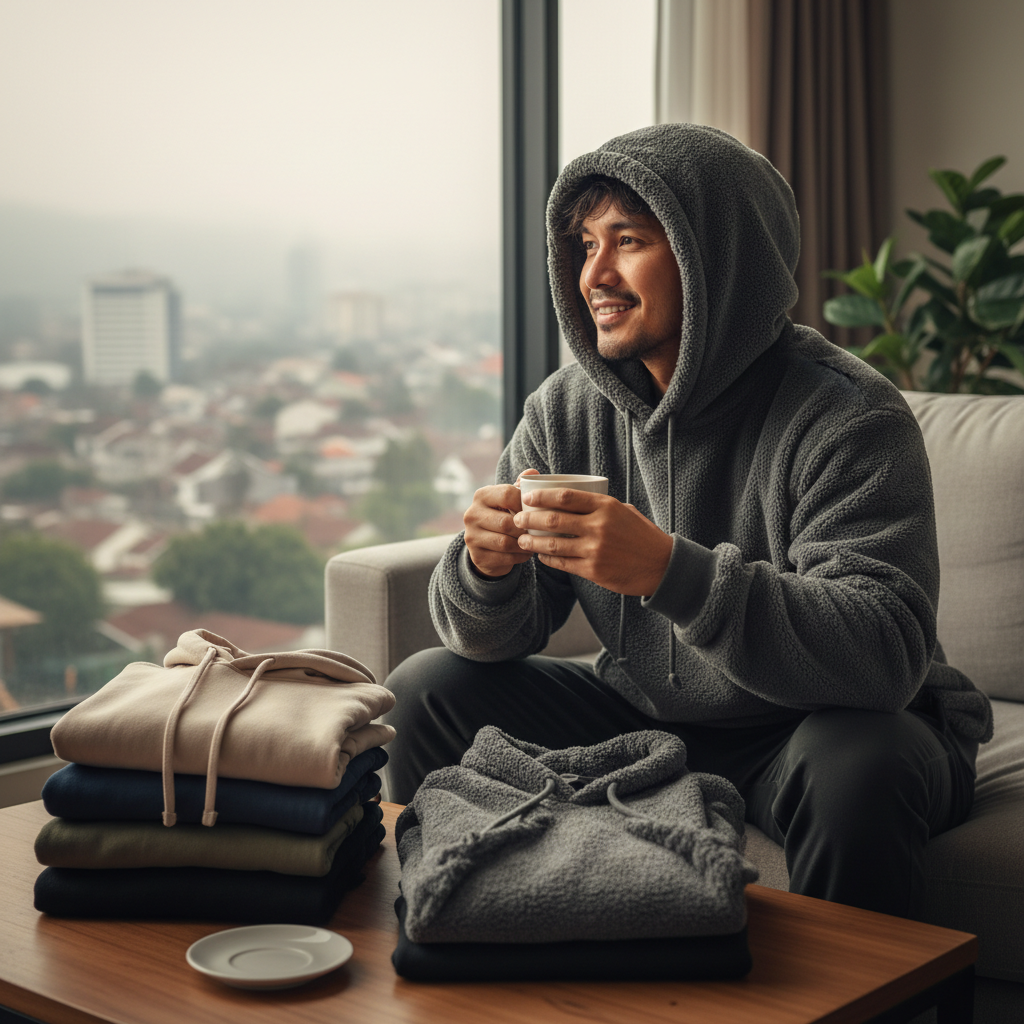 Panduan Memilih Hoodie Pria yang Tebal dan Nyaman untuk Cuaca Dingin