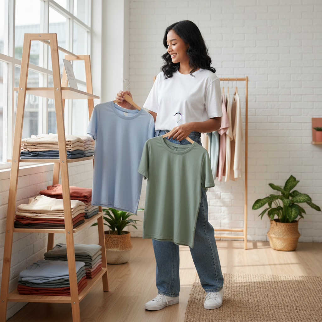 Panduan Memilih Kaos Oblong Wanita yang Nyaman dan Trendi