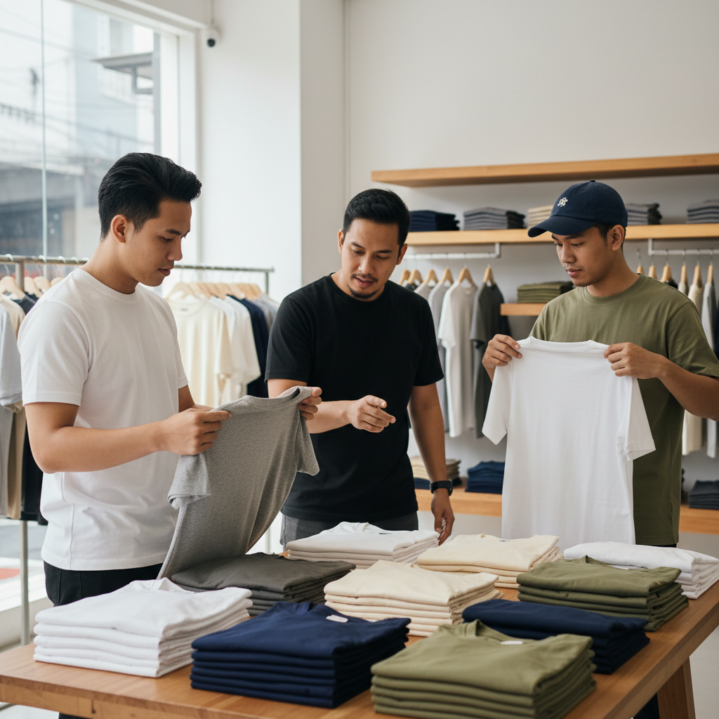 Panduan Memilih Kaos Polos Pria Berkualitas untuk Sehari-hari