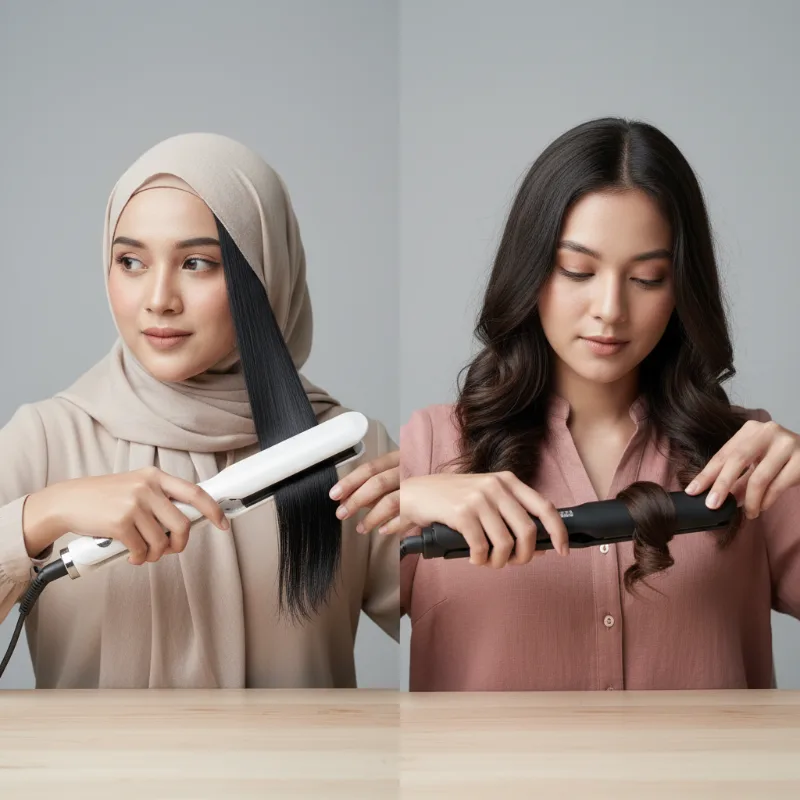 Pelurus Rambut vs Catokan Biasa: Perbedaan Suhu dan Dampak Jangka Panjang