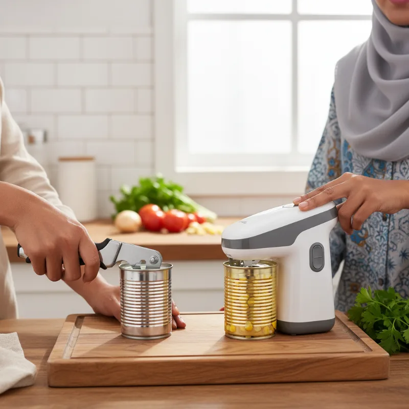 Pembuka Kaleng Manual vs Elektrik: Mana yang Lebih Tahan Lama untuk Pemakaian Jarang?