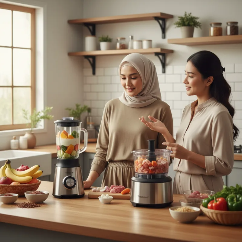 Perbedaan Blender dan Food Processor yang Sering Disalahpahami