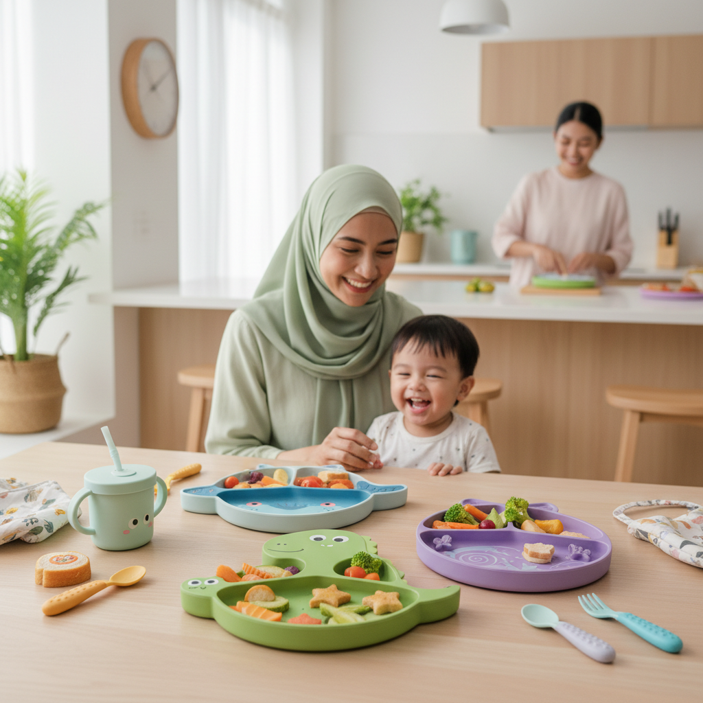 Piring Makan Anak Dengan Desain Menarik