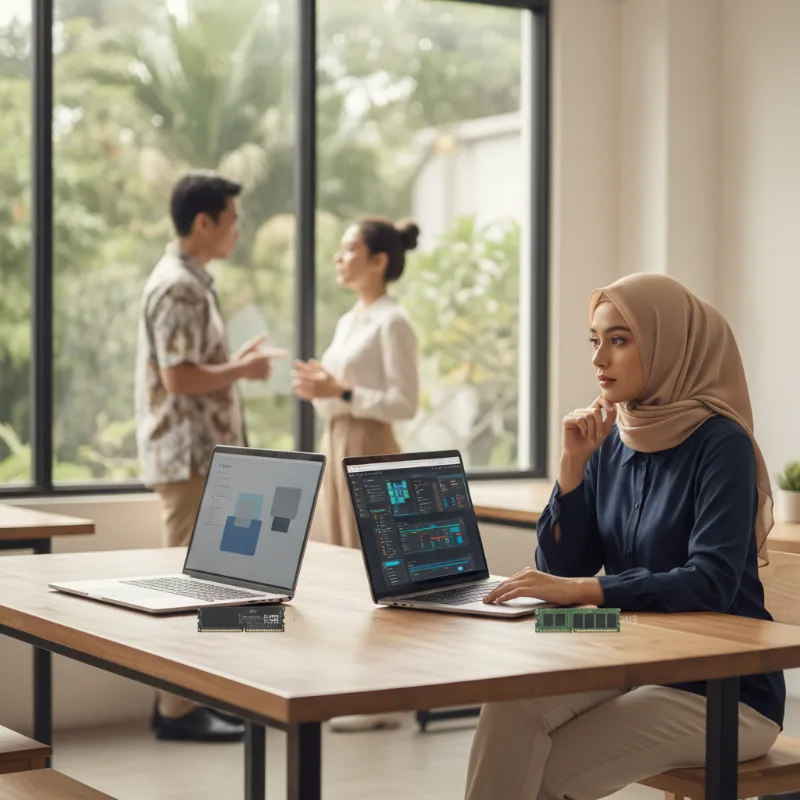 RAM 8GB vs 16GB untuk Laptop Kerja: Perbedaan yang Terasa di Pemakaian Nyata