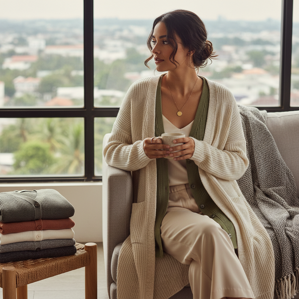 Rekomendasi Cardigan Wanita Terbaik untuk Tampilan Layered