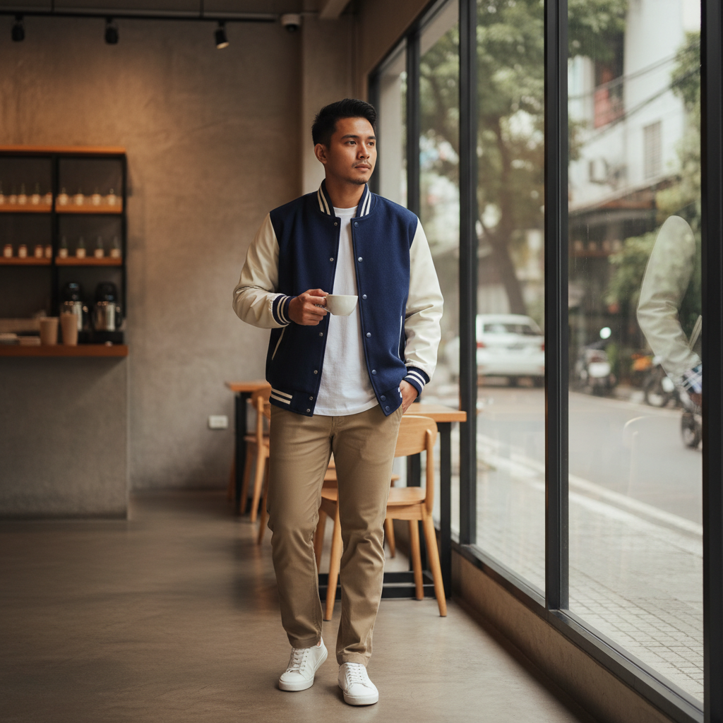 Rekomendasi Jaket Varsity Pria untuk Gaya Kasual Muda