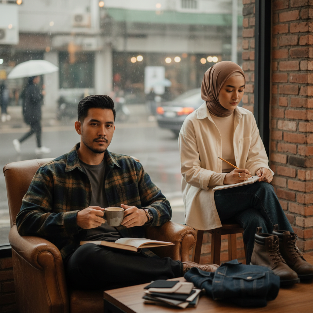 Rekomendasi Kemeja Flannel Pria Terbaik untuk Musim Hujan