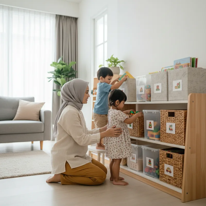 Rekomendasi Penyimpanan Mainan Anak Terbaik yang Rapi dan Mudah Diakses