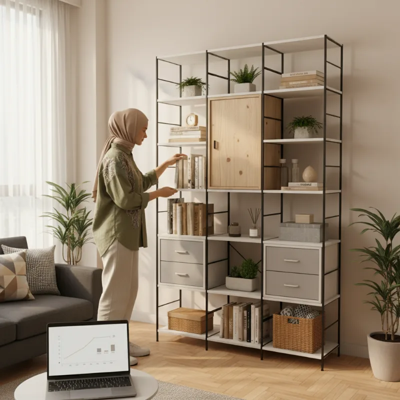 Rekomendasi Rak Serbaguna Terbaik untuk Ruang Sempit dan Multifungsi