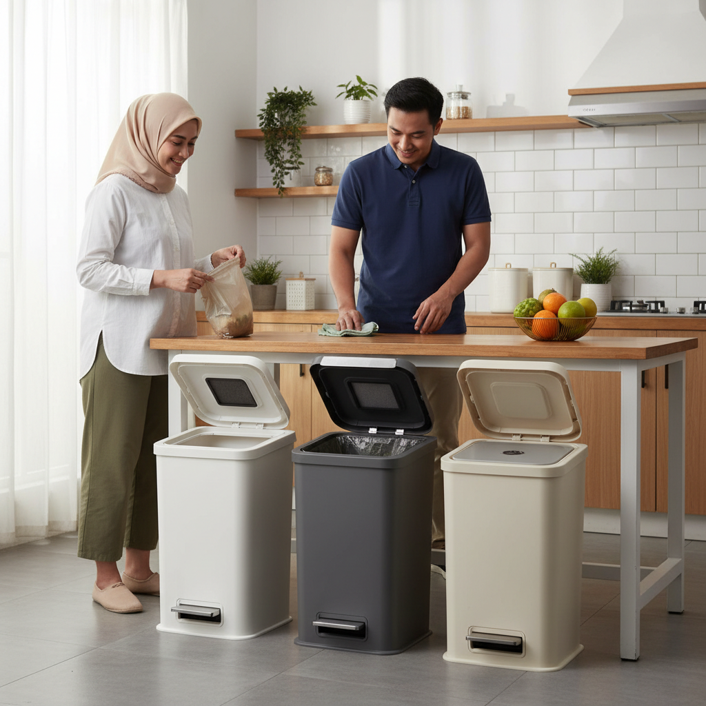 Rekomendasi Tempat Sampah Dapur Terbaik yang Tertutup dan Higienis