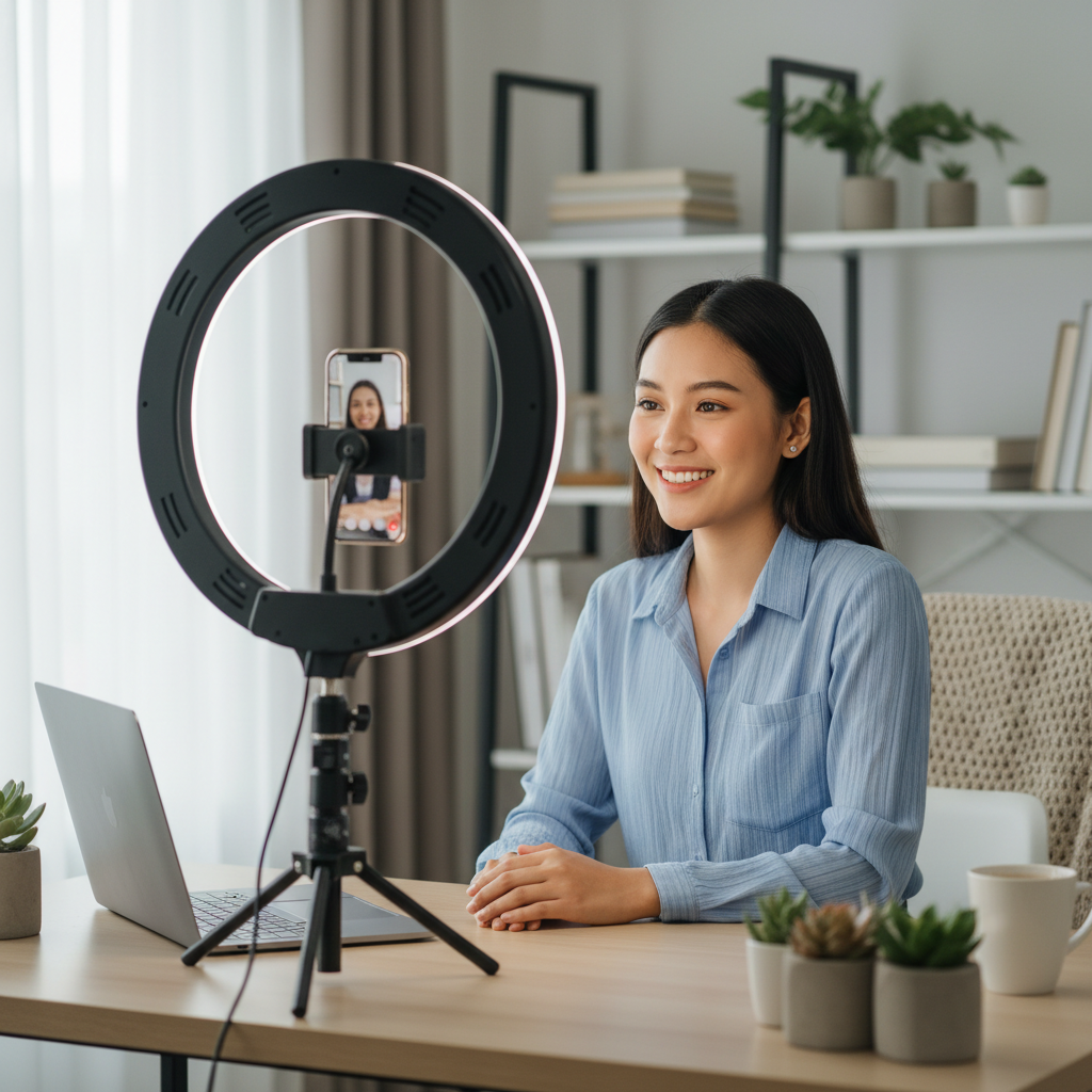 Ring Light untuk Konten Kreator dan Video Call