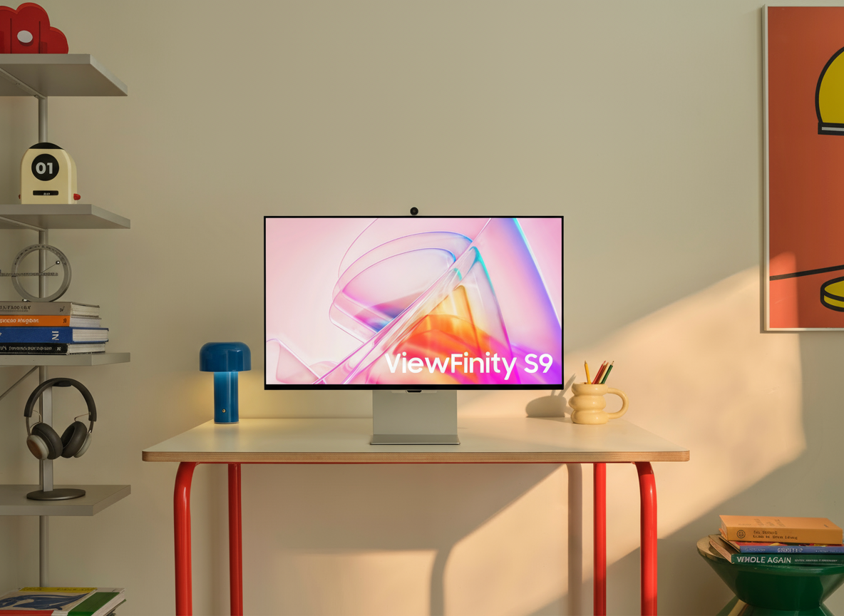 Samsung ViewFinity S9 5K Monitor Profesional 27 Inci dengan Akurasi Warna Tinggi
