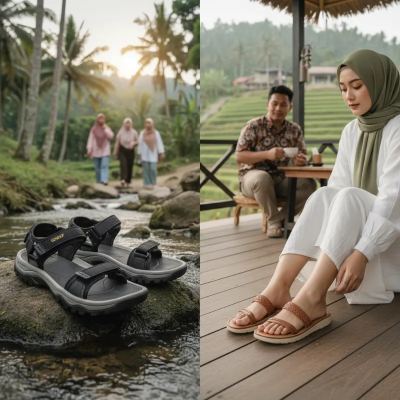 Sandal Gunung vs Sandal Kasual: Mana yang Lebih Serbaguna untuk Harian