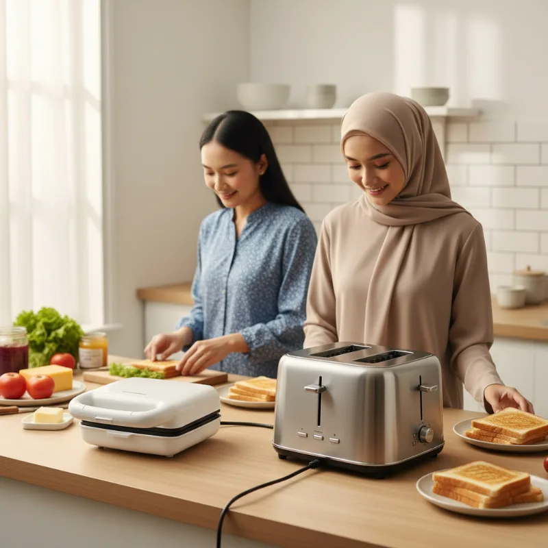 Sandwich Maker vs Toaster: Mana yang Lebih Serbaguna untuk Sarapan Sehari-hari?
