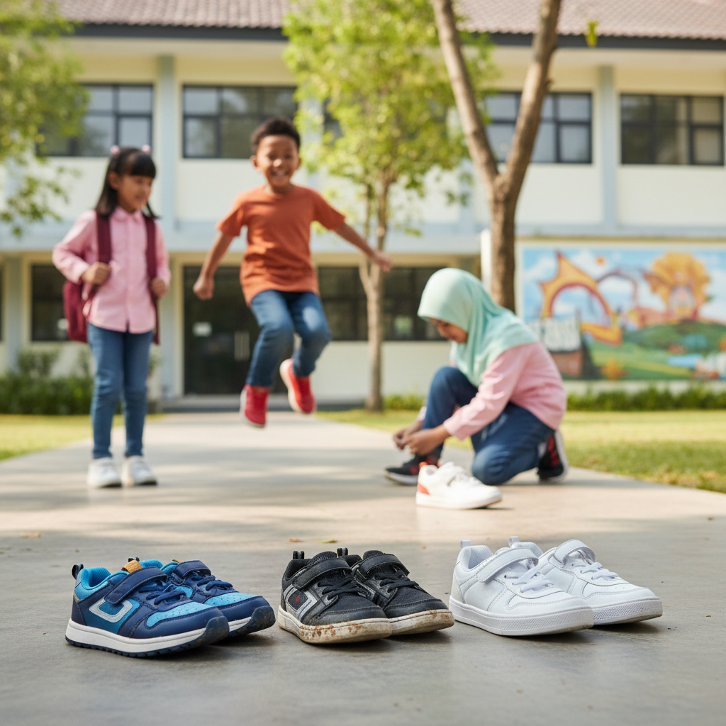 Sepatu Anak untuk Aktivitas Sekolah