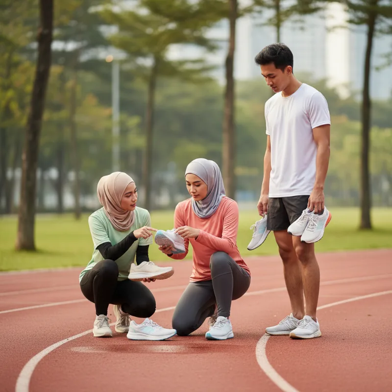 Sepatu Lari yang Sesuai Bentuk Telapak Kaki dan Gaya Berlari