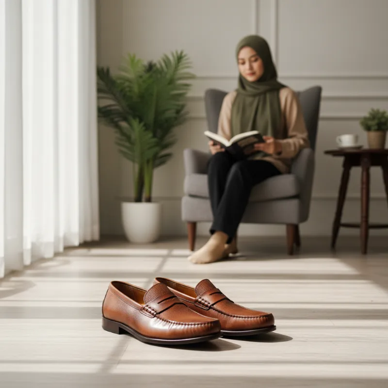 Sepatu Pantofel Pria: Bahan Kulit Asli vs Sintetis dan Perbedaan Ketahanannya