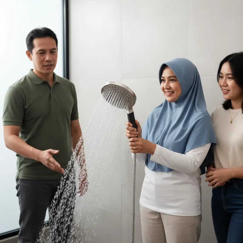 Shower Head Tekanan Tinggi untuk Air PDAM yang Lemah: Cara Kerja dan Pilihan