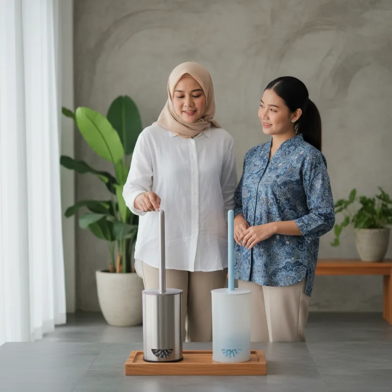 Sikat Toilet Stainless vs Plastik: Mana yang Lebih Mudah Dijaga Kebersihannya?