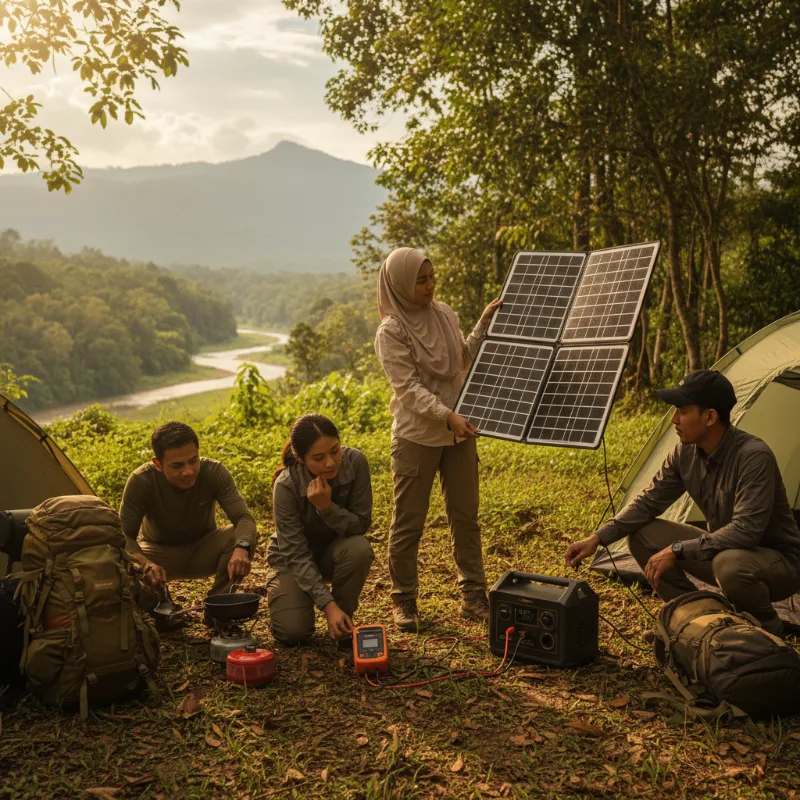 Solar Panel Portabel Terbaik untuk Mengisi Daya saat Kemah atau Mati Listrik