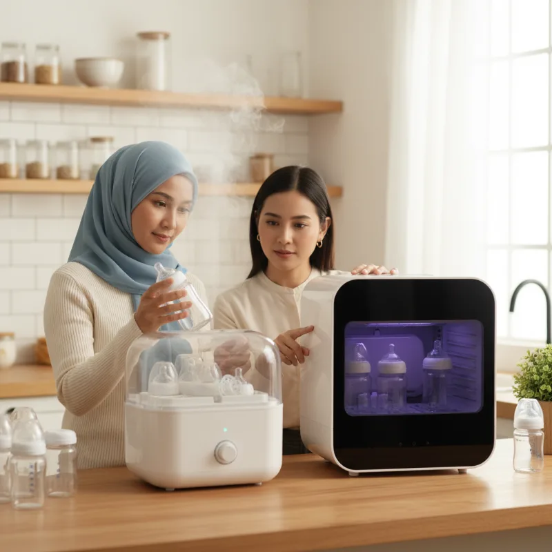 Sterilisator Botol Bayi Uap vs UV, Mana yang Lebih Efektif