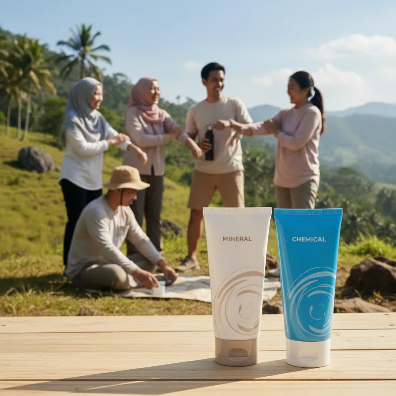 Tabir Surya Mineral vs Kimia untuk Aktivitas Luar Ruangan: Mana yang Lebih Stabil?