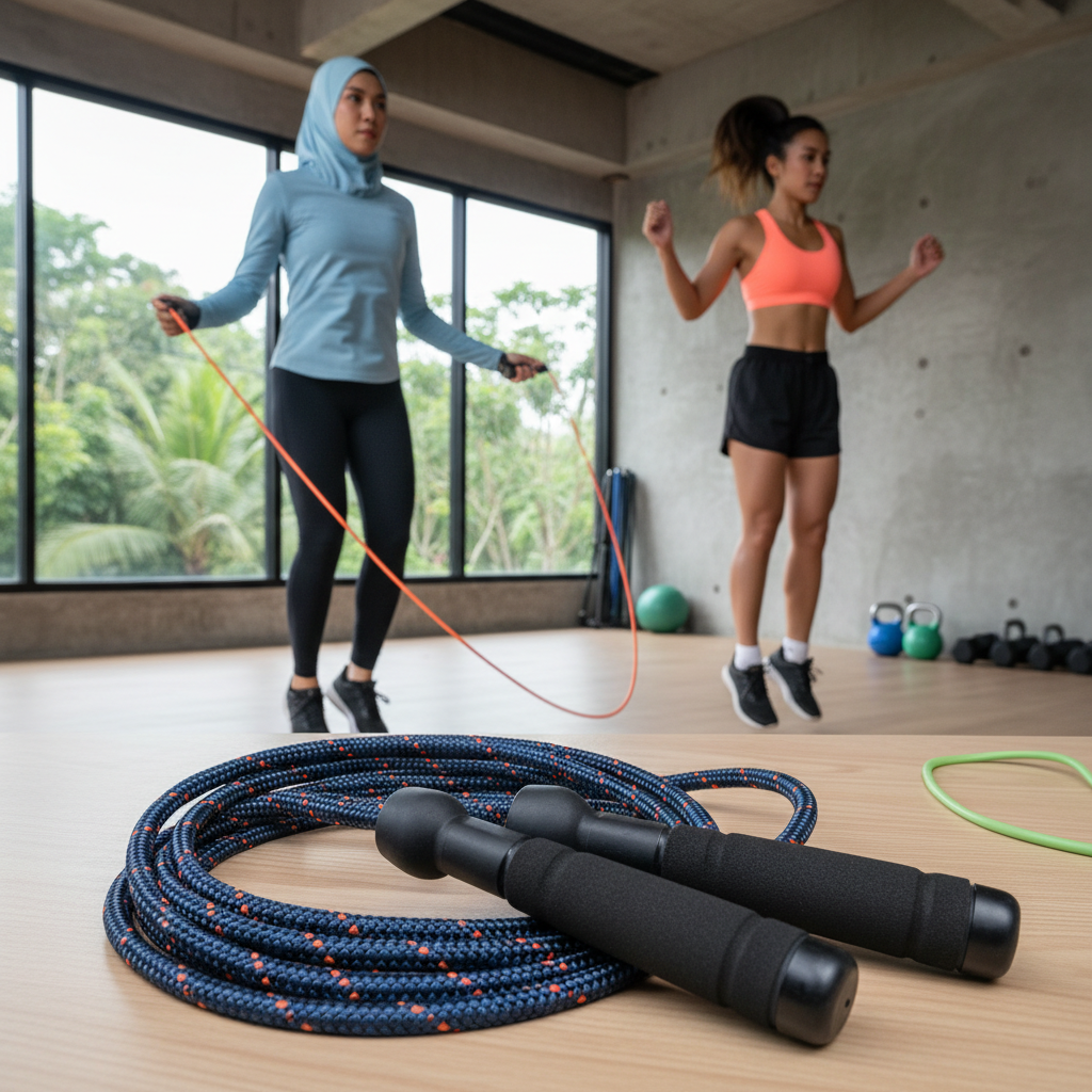 Tali Skipping Kokoh Untuk Latihan Intens