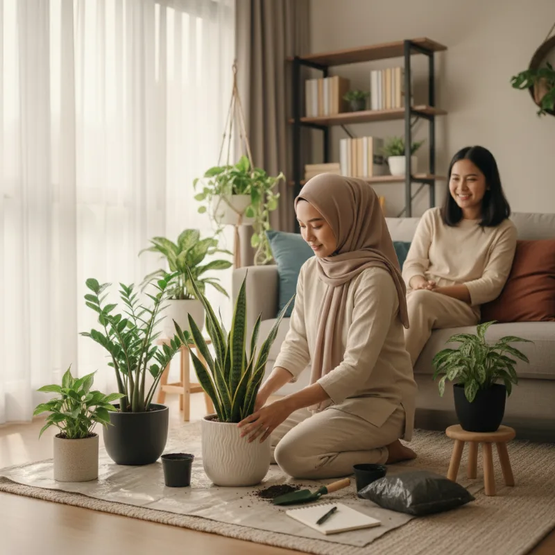 Tanaman Hias Indoor Terbaik untuk Apartemen dengan Cahaya Terbatas