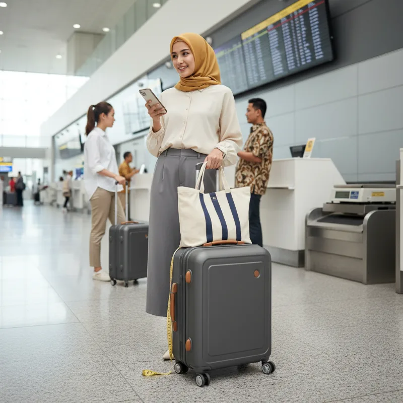 Tas Koper Kabin yang Lolos Semua Maskapai Domestik Tanpa Biaya Tambahan