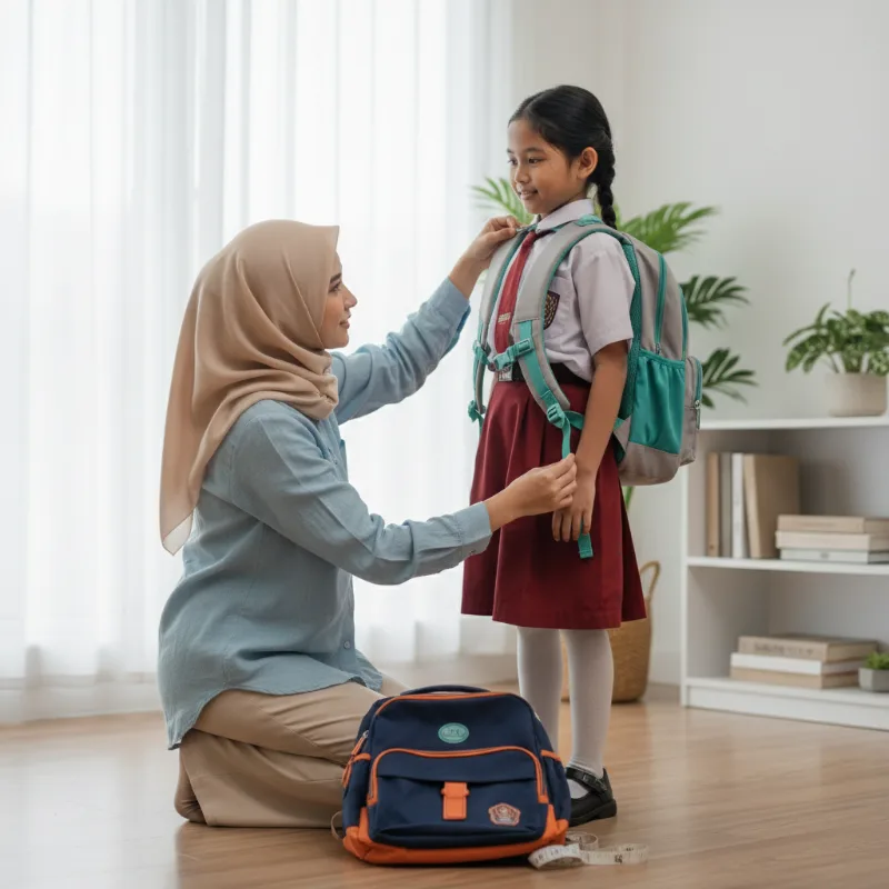 Tas Sekolah Anak yang Ringan dan Tidak Membebani Tulang Belakang