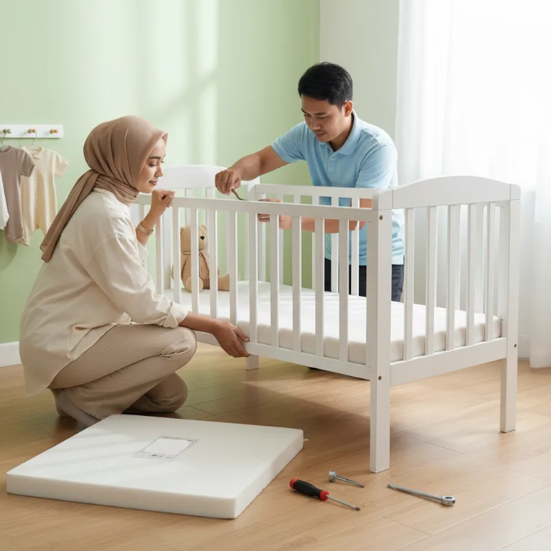 Tempat Tidur Bayi yang Memenuhi Standar Keamanan dan Mudah Dirakit